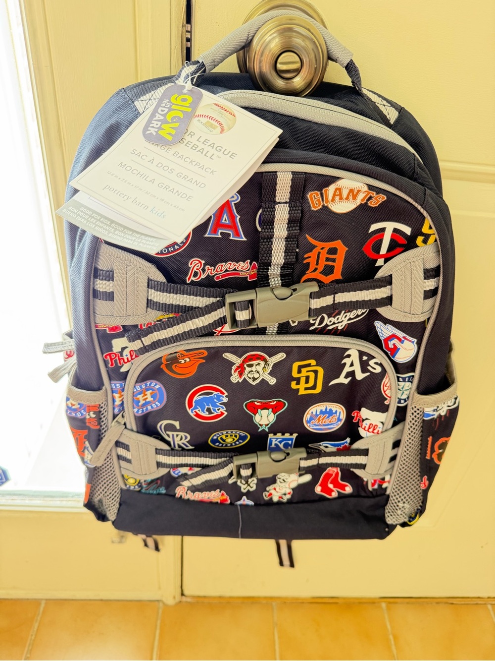 MLB Team Logos pottery barn backpack